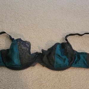 Green Silk Bra Size 36C